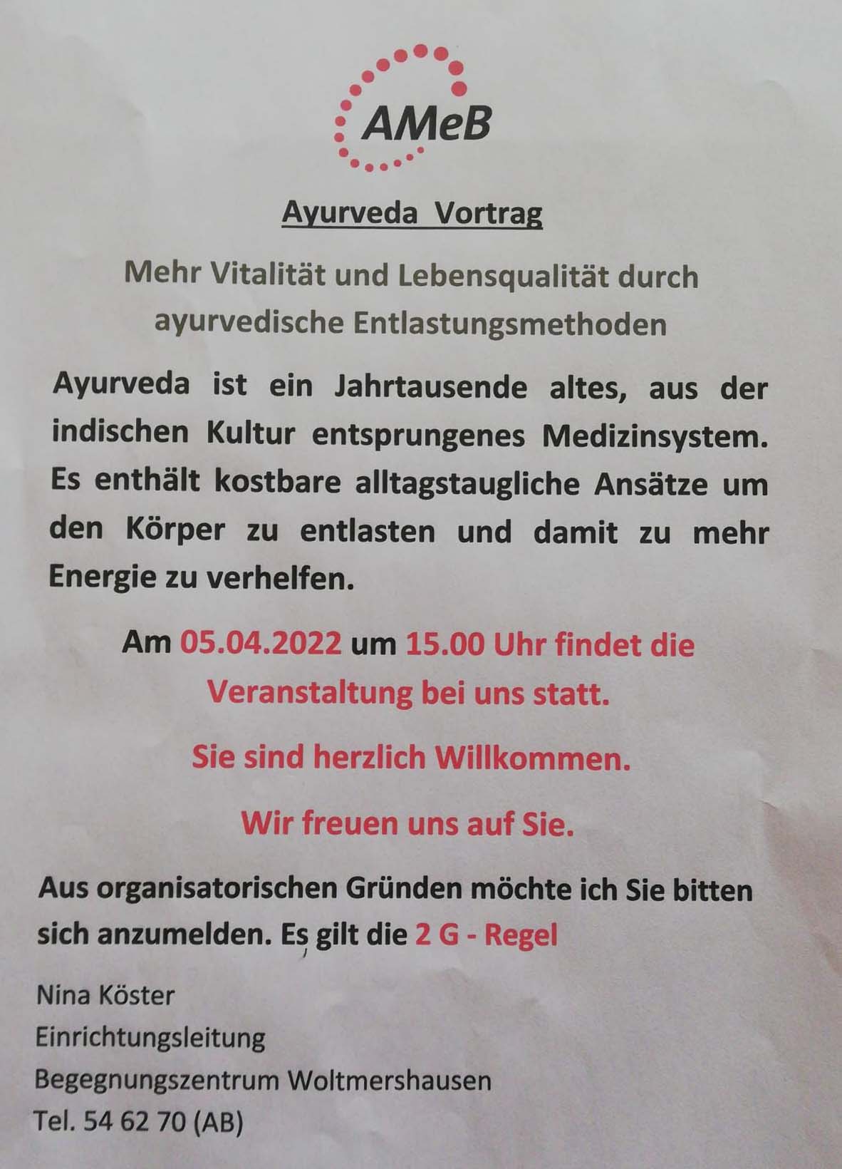 AYurveda nachgebessert