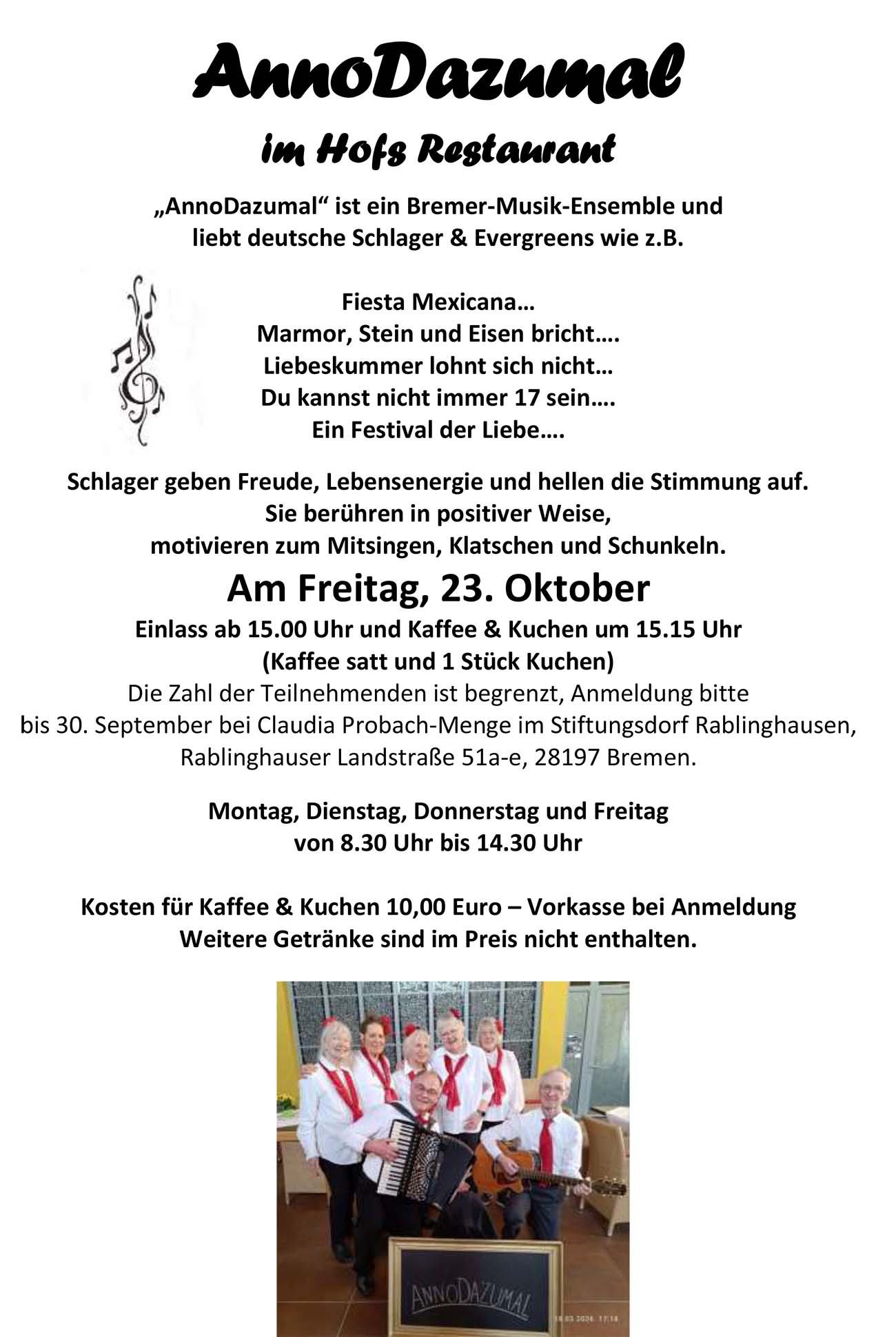Flyer AnnoDazumal 2025