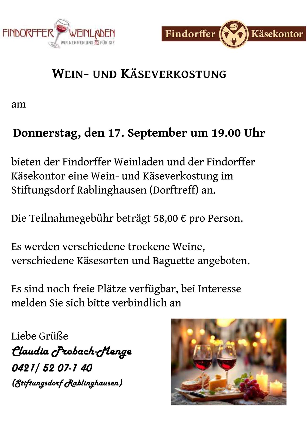 Wein und Käse