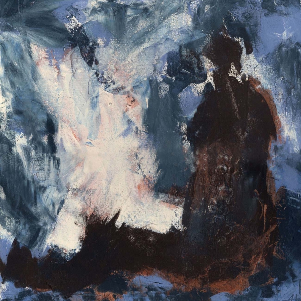 Die leere Fläche der Leinwand kann laut sein